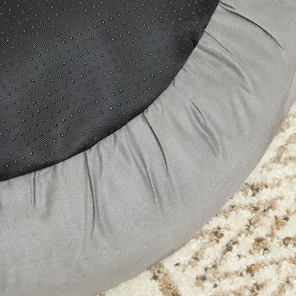 Round Grey Pet Beds